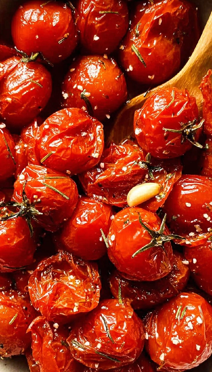Roasted Cherry Tomatoes with Garlic 65 Roasted Cherry Tomatoes with Garlic