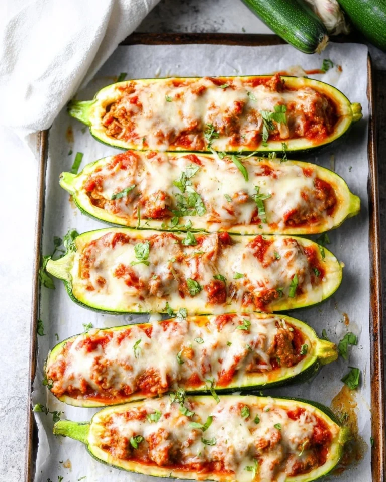 Sausage-Stuffed-Zucchini-Boats-Recipe