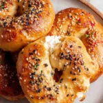 Strawberry-Cottage-Cheese-Bagels-Recipe