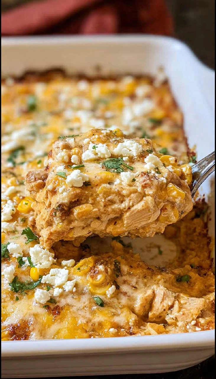 Street Corn Chicken Casserole