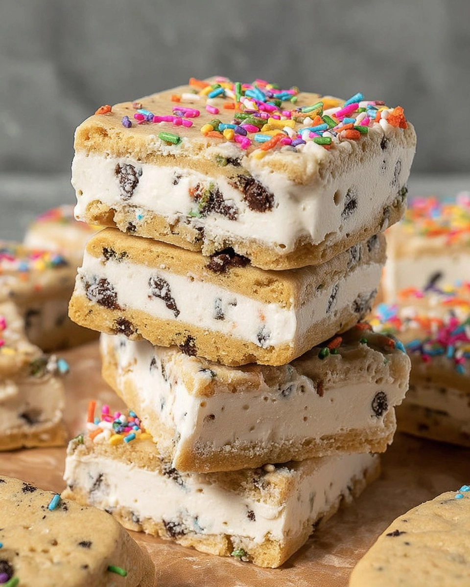 Vegan Cookie Dough Ice Cream Sandwiches