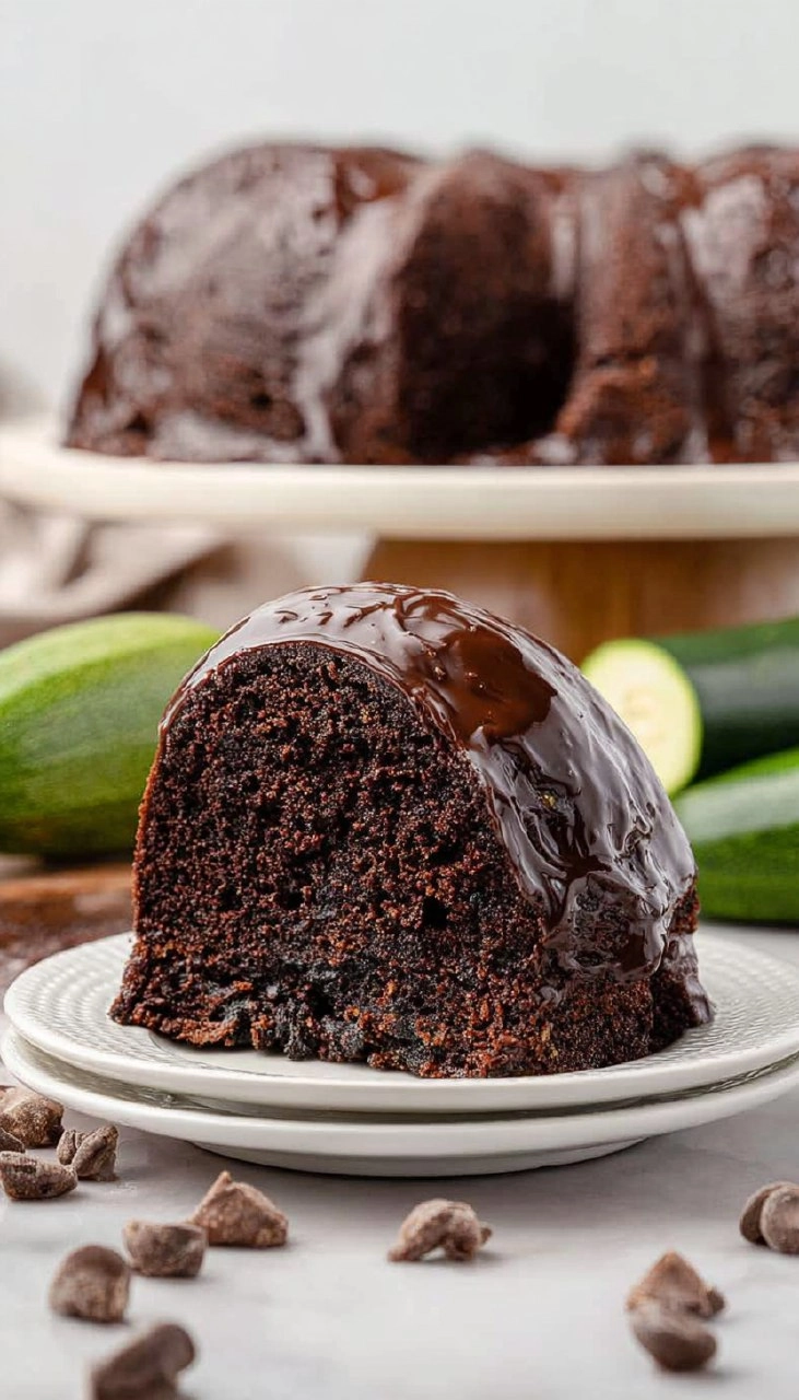 Zucchini Chocolate Bundt Cake