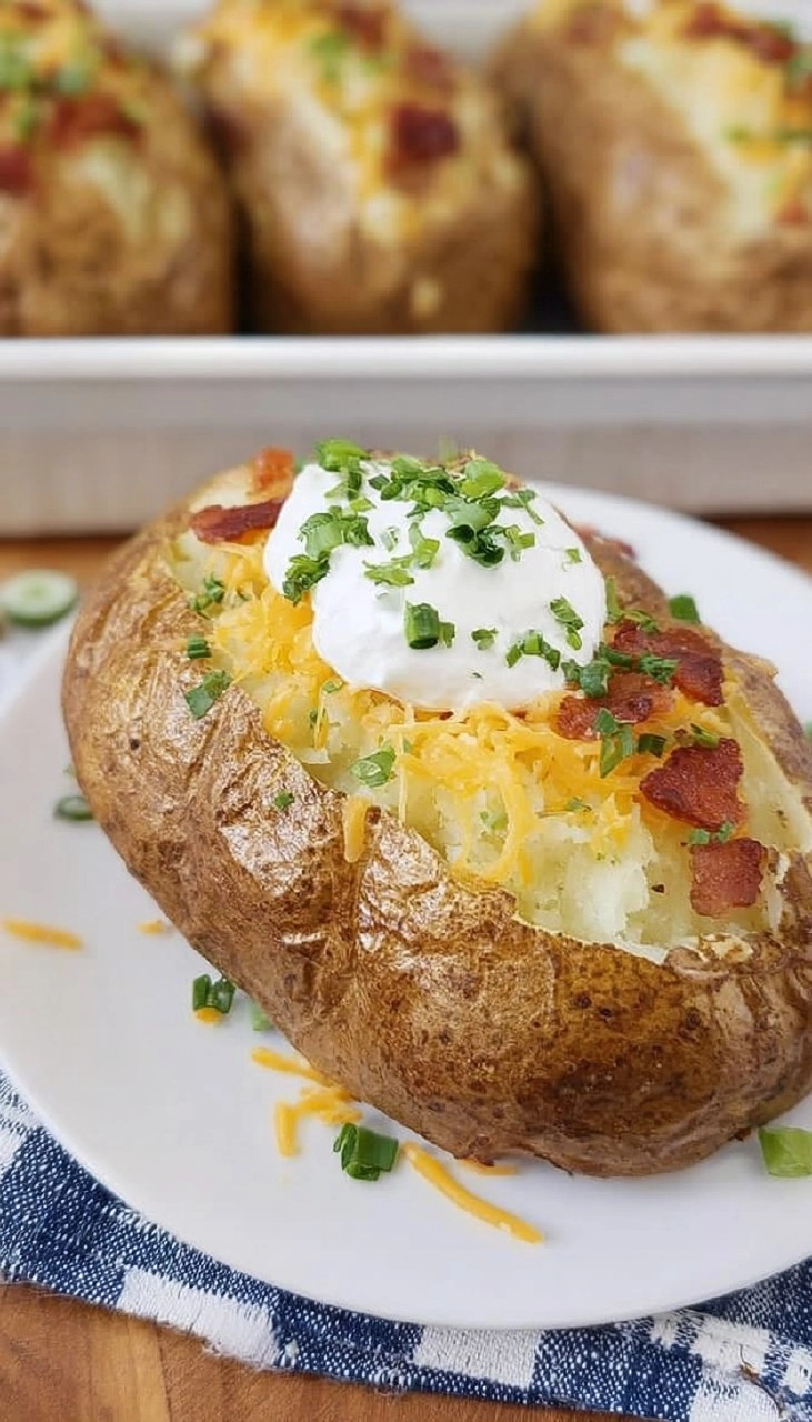 Best Steakhouse Baked Potatoes