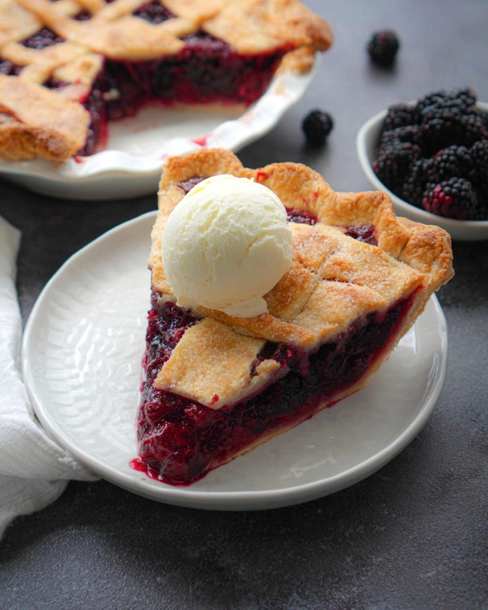 Easy Blackberry Pie 149 Easy Blackberry Pie