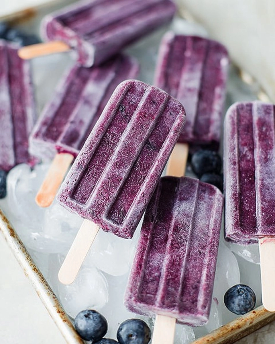 Easy Recipe for Blueberry Popsicles (Healthy and Yummy!)