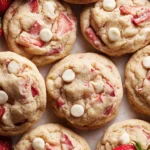 Strawberries and Cream Cookies (The Best Strawberry Flavor!) 106 Strawberries-and-Cream-Cookies-The-Best-Strawberry-Flavor-Recipe