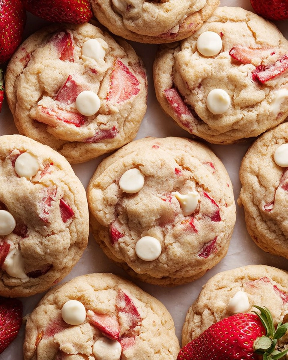 Strawberries and Cream Cookies (The Best Strawberry Flavor!) 32 Strawberries-and-Cream-Cookies-The-Best-Strawberry-Flavor-Recipe
