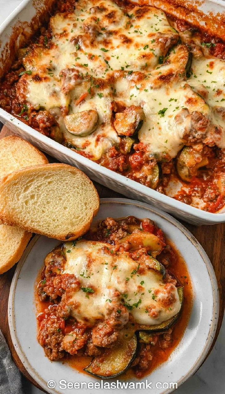 Zucchini Hamburger Casserole