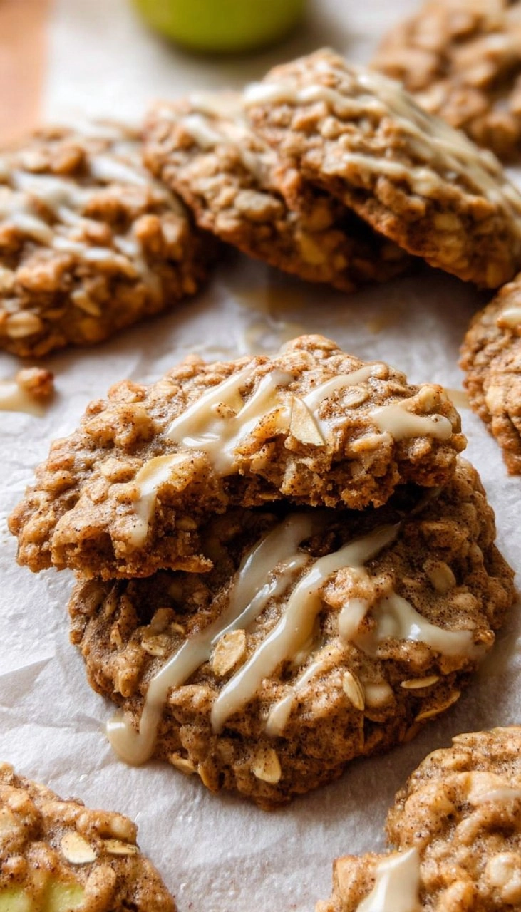 Apple Cinnamon Oatmeal Cookies