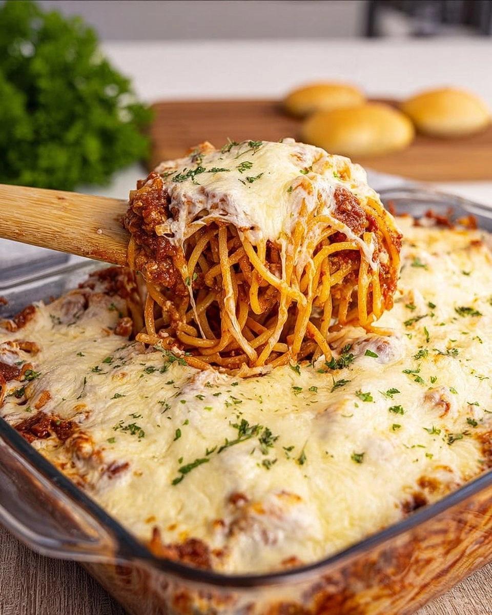 Baked Spaghetti with Cream Cheese