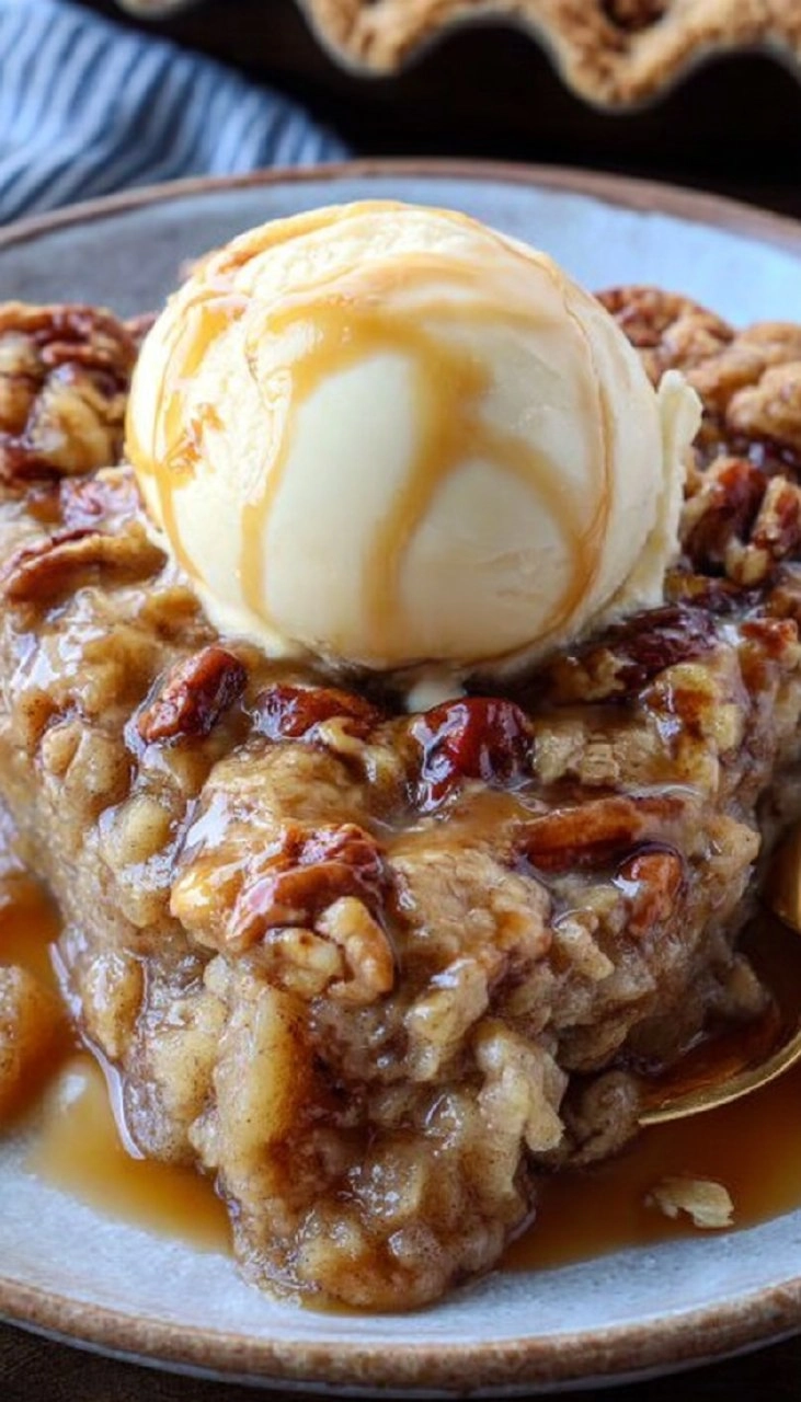 Cinnamon Roll Apple Pie