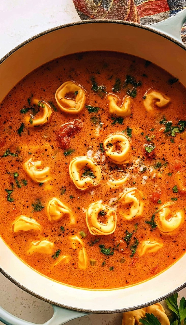 Creamy Tortellini Soup