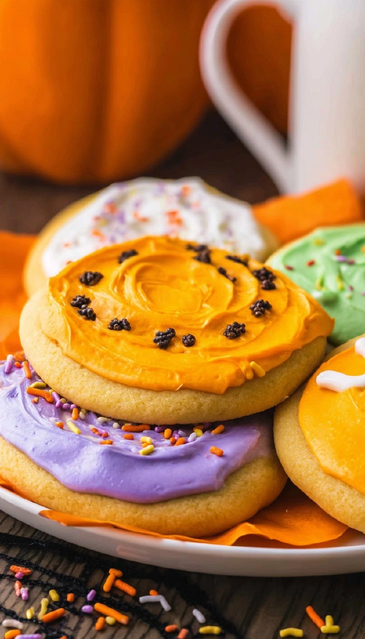 Halloween Sugar Cookies (Lofthouse Style!)
