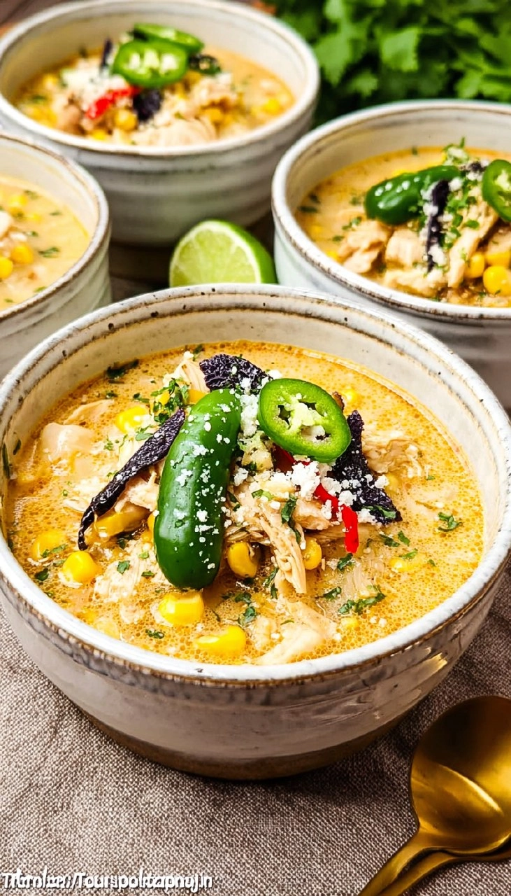 Mexican Street Corn White Chicken Chili (Tex-Mex Style) 170 Mexican Street Corn White Chicken Chili (Tex-Mex Style)