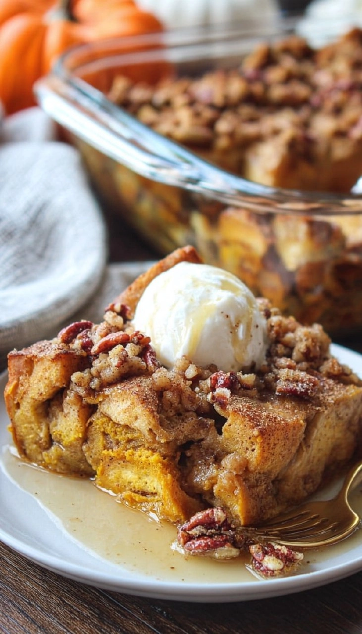 Pumpkin French Toast Casserole