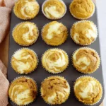 Pumpkin-Muffins-with-Cheesecake-Swirl-Recipe