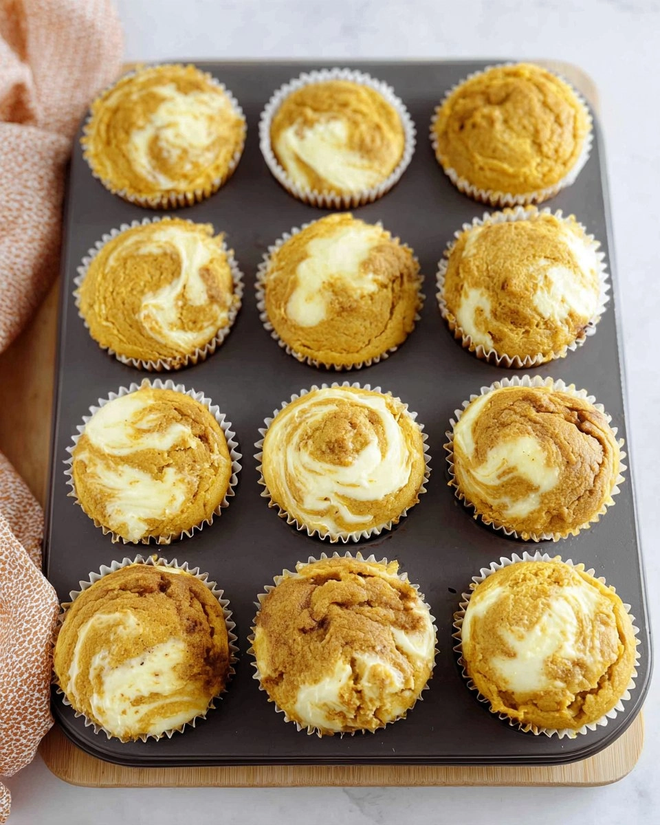 Pumpkin-Muffins-with-Cheesecake-Swirl-Recipe
