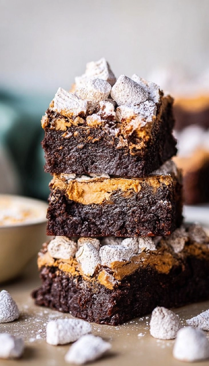 Puppy Chow Brownies
