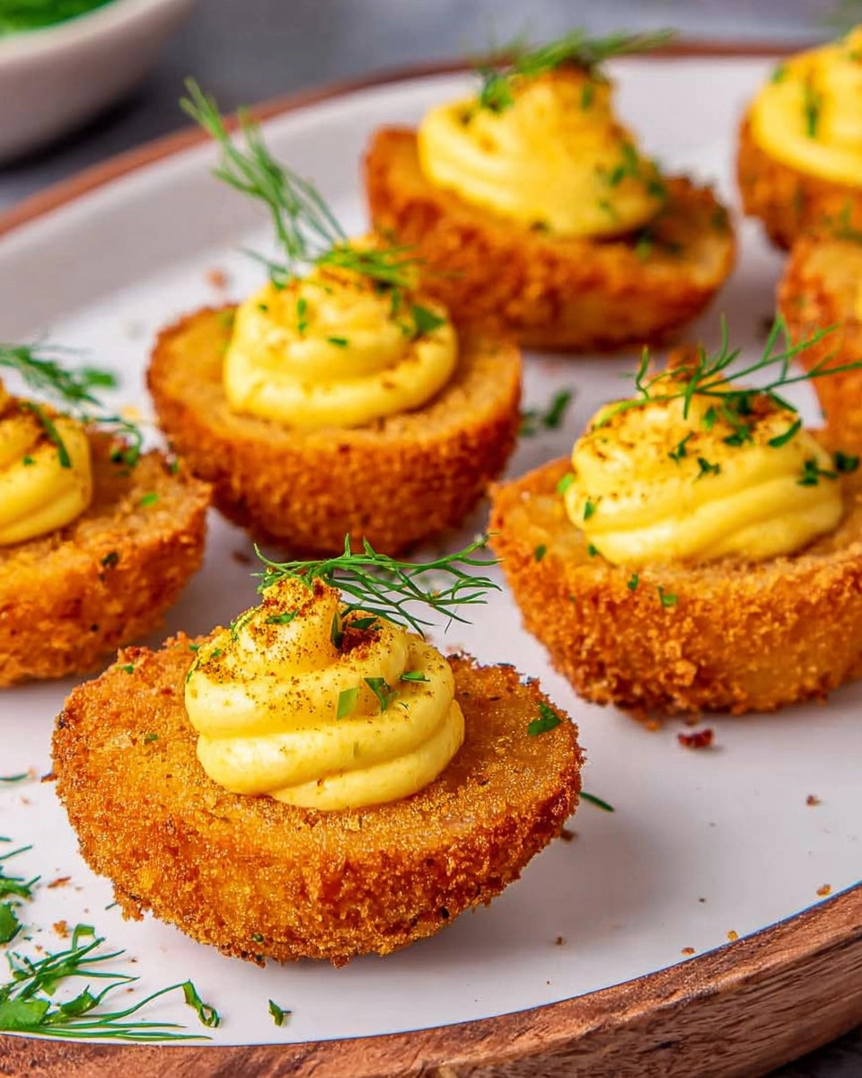 Fried Deviled Eggs