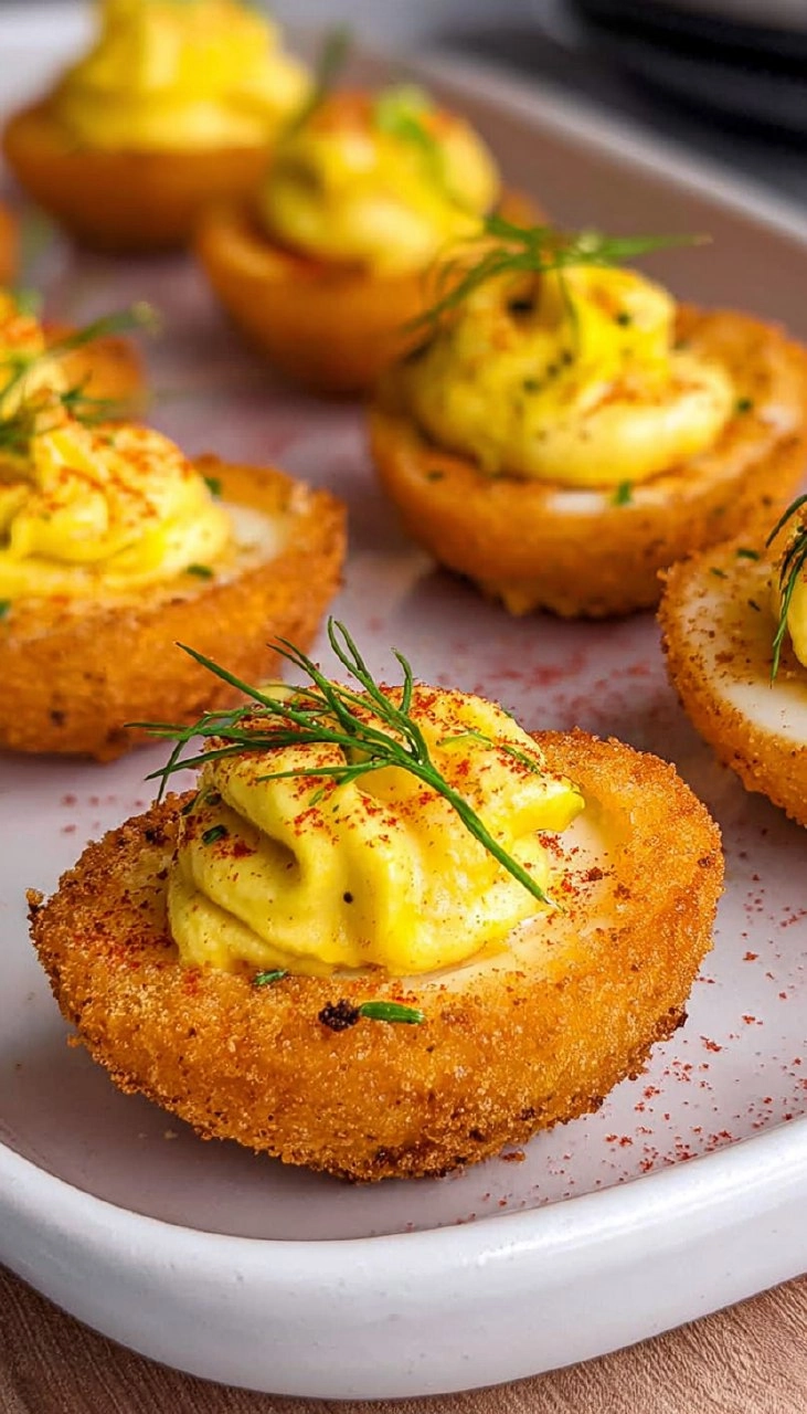 Fried Deviled Eggs