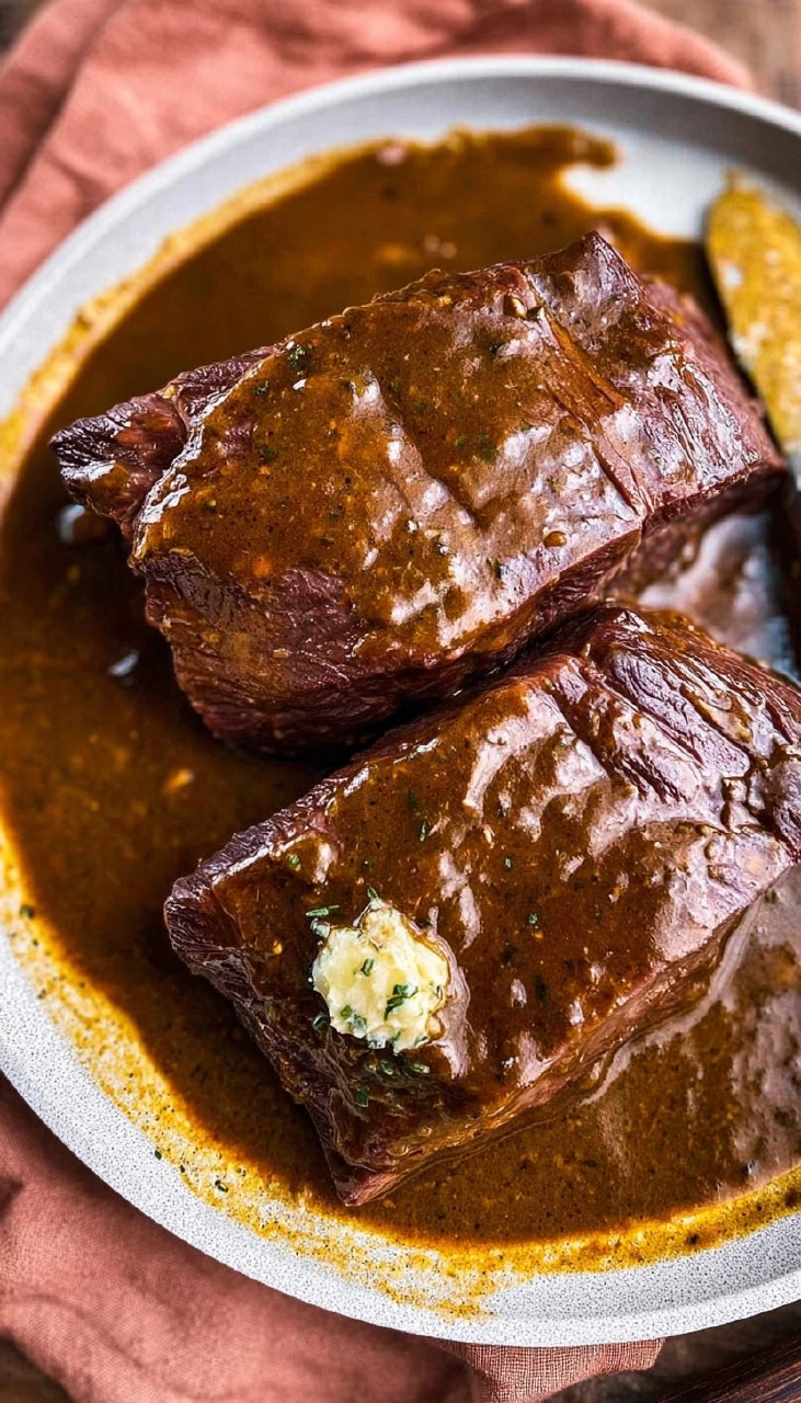 Marinated Venison Steak with Garlic Herb Butter 135 Marinated Venison Steak with Garlic Herb Butter