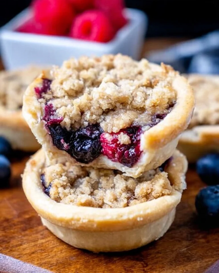 Mini-Pies-Berry-Crumble-Pies-Recipe