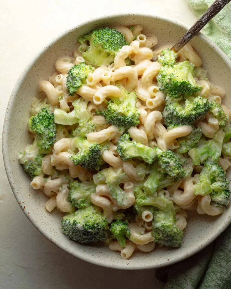 Sharp-White-Mac-and-Cheese-with-Broccoli-High-Protein-Recipe