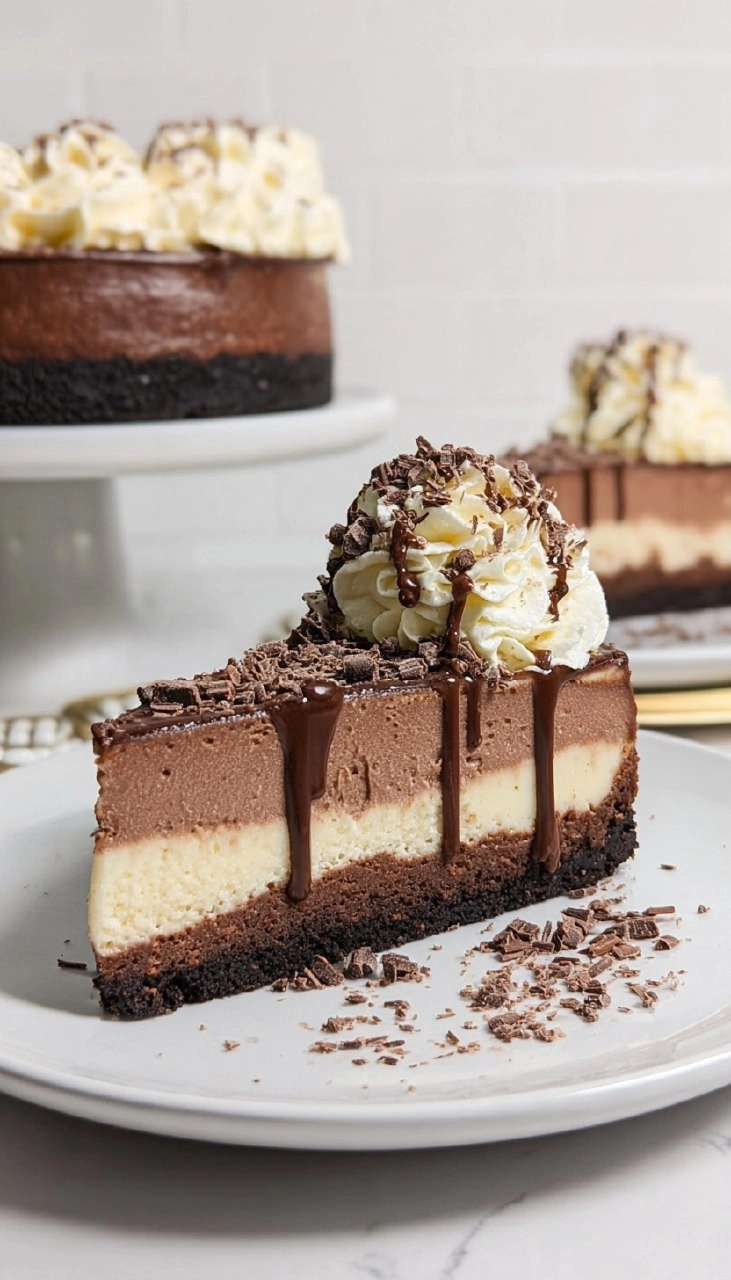 Triple Chocolate Cheesecake